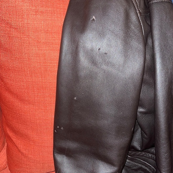 Brooks Brothers brown leather jacket - medium - Picture 4 of 4